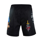 GROUNDGAME old school FIGHTSHORTS - BLACK